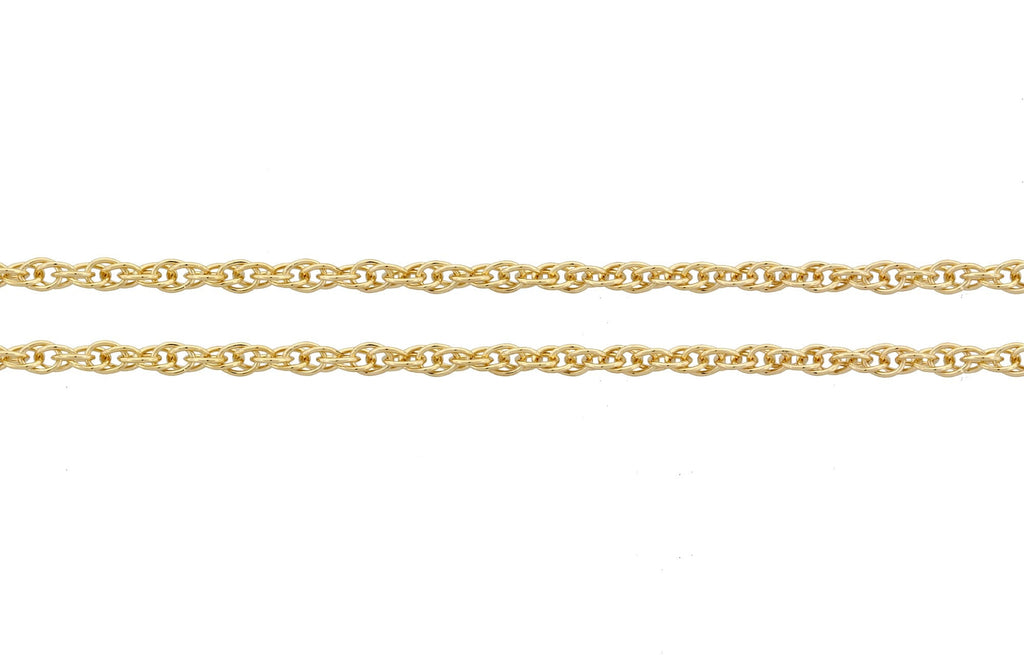 14Kt Gold Filled 1.3mm Rope Chain - 20ft