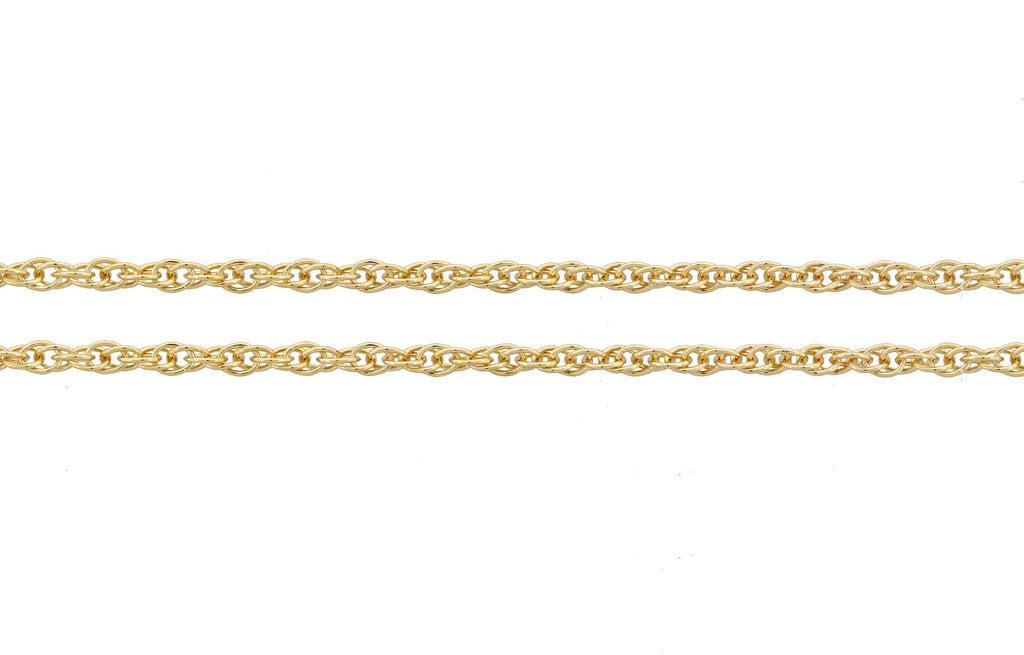14Kt Gold Filled 1.3mm Rope Chain - 100ft