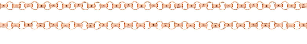Belcher Chain 14Kt Rose Gold Filled 1.2mm Heavy Rolo Chain - 20ft