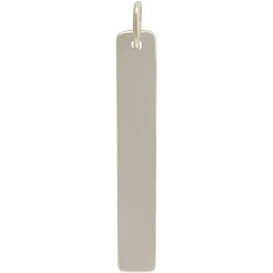 Sterling Silver Stamping Blank Long Narrow Rectangle 1pc – Plazko
