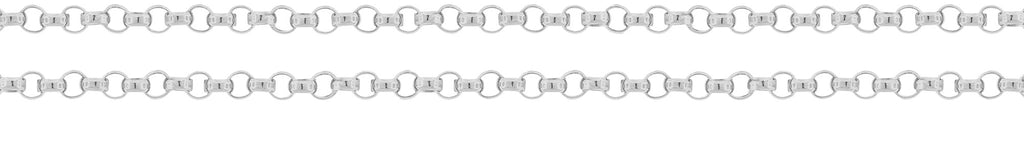 Sterling Silver 1.2mm Heavy Rolo Chain - 5ft
