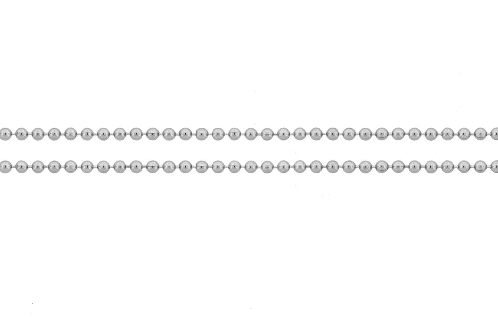 Sterling Silver Sterling Silver 1.2mm Ball Chain - 20ft