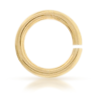 Twist and Lock 14Kt Gold Filled Jump Ring 18ga 6mm - 10pcs