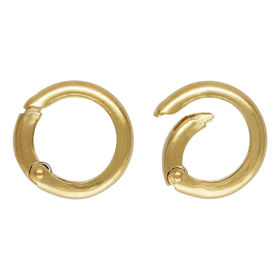 14Kt Gold Filled 10.0mm Push Gate Clasp - 1pc