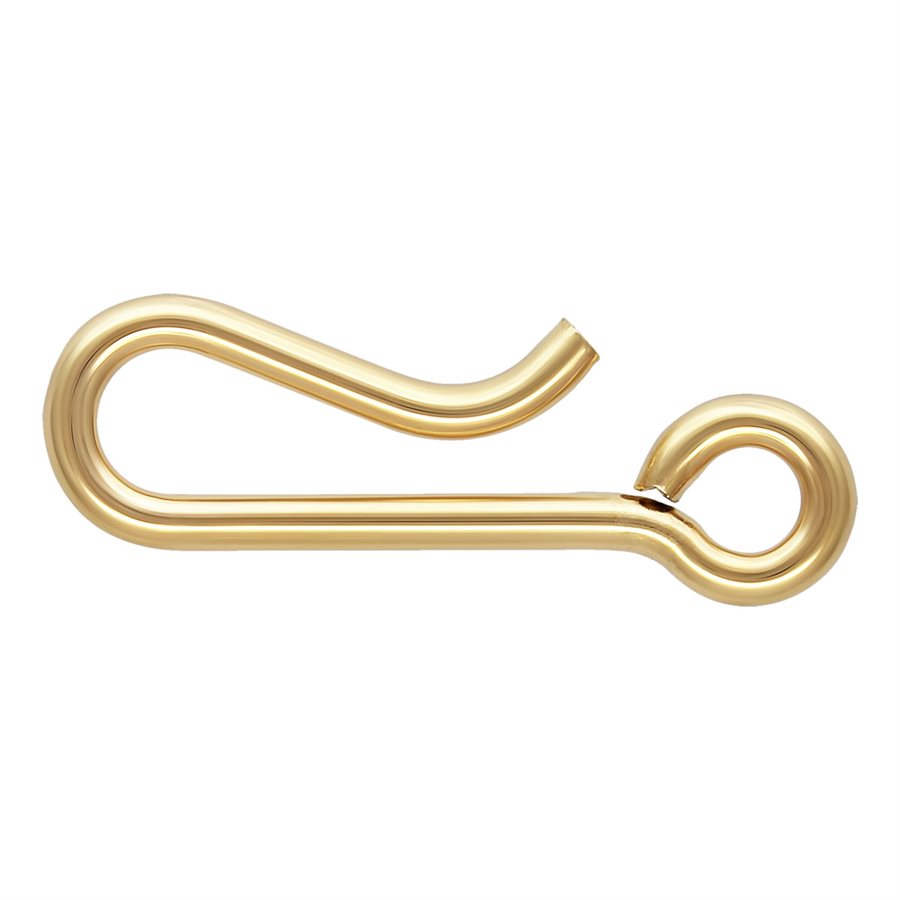 14Kt Gold Filled 18ga Hook 14.25mm - 10pcs/pack