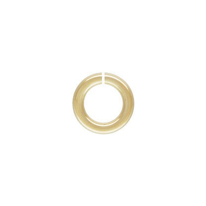Click and Lock Jump Rings 14Kt Gold Filled 20.5 gauge 4mm Open Jump Ring - 50pcs