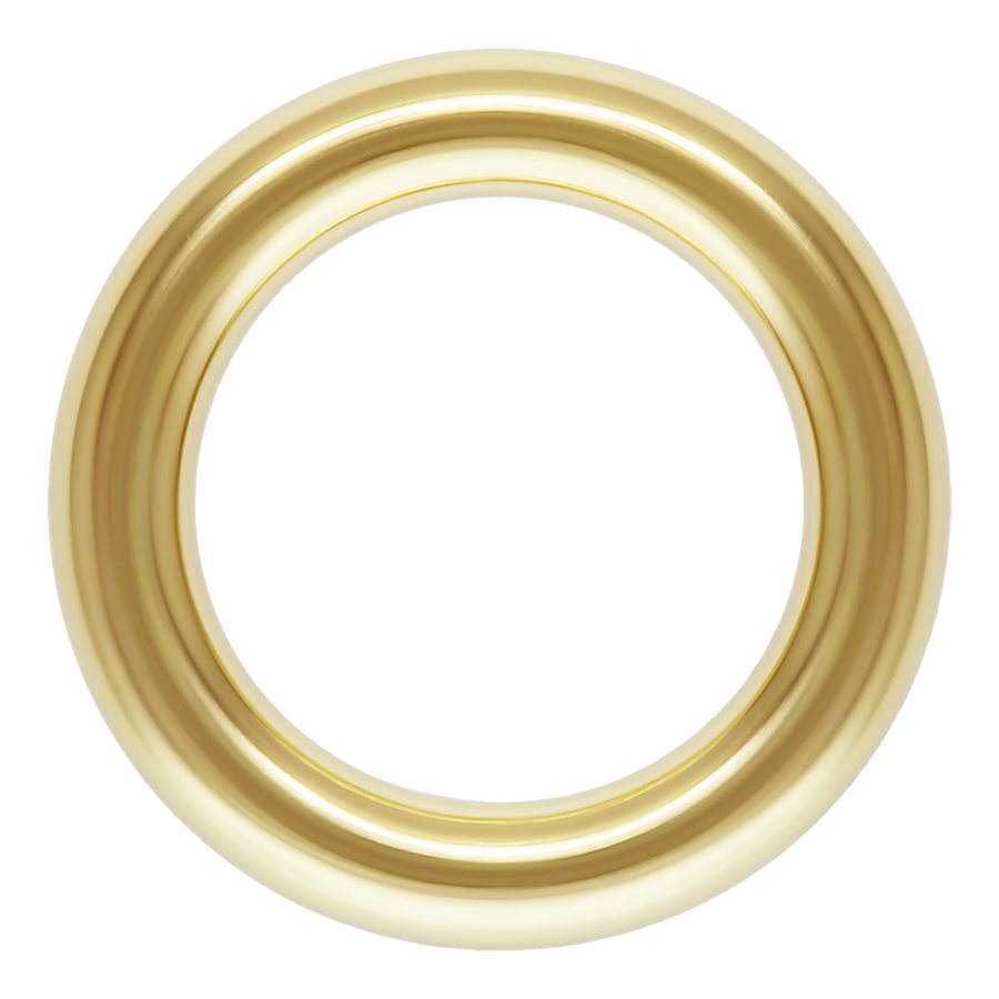 14Kt Gold Filled 18ga 6mm Closed Jump Ring - 10pcs