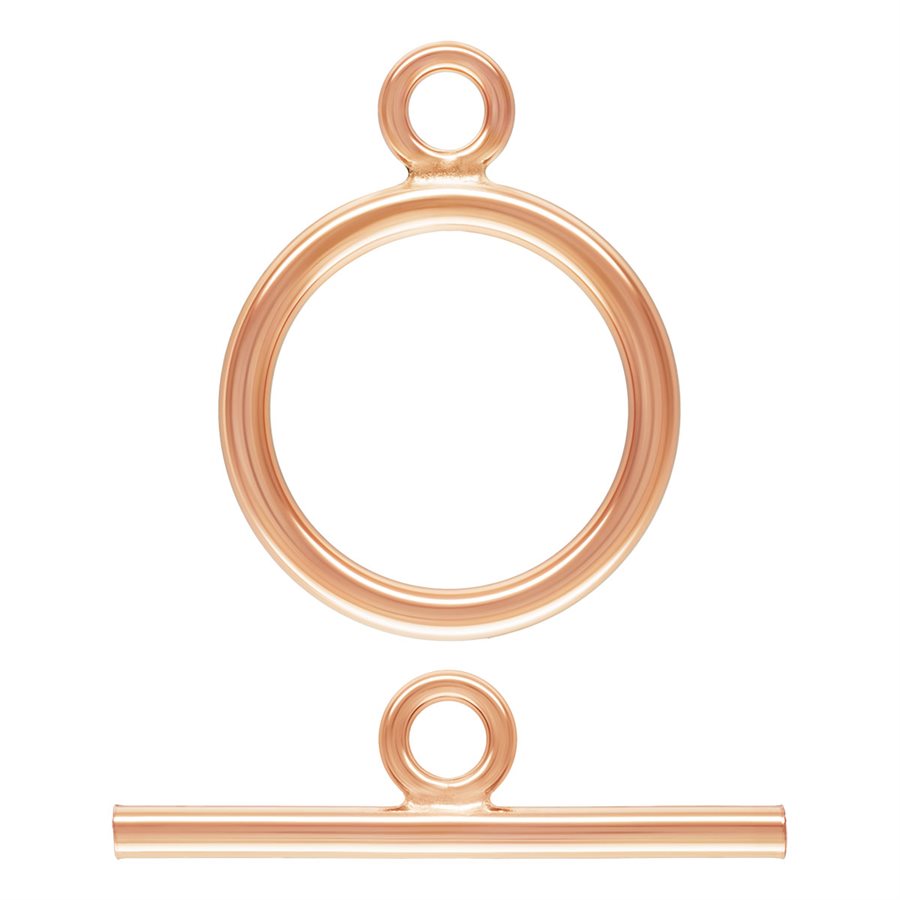 14Kt Rose Gold Filled 11mm Toggle Clasp - 1pc/pack