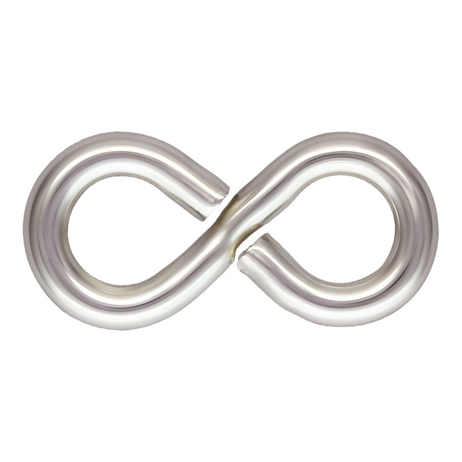 Biegering aus Sterlingsilber, 18 g, 9 x 4,25 mm, 20 Stück/Packung