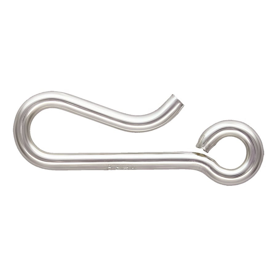 Sterling Silver 18ga Hook 14.25x4.5mm - 20pcs/pack
