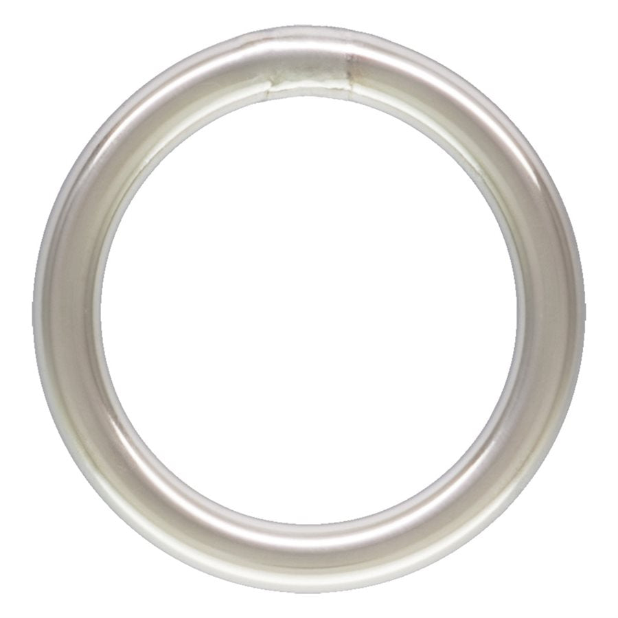 Geschlossener Biegering aus Sterlingsilber, 22 g, 5 mm, 50 Stück/Packung 