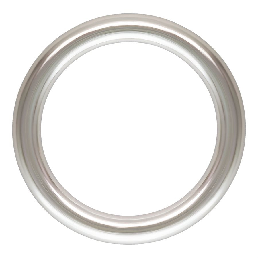 Closed Jump Ring Sterling Silver 19ga 7mm - 10pcs/pack