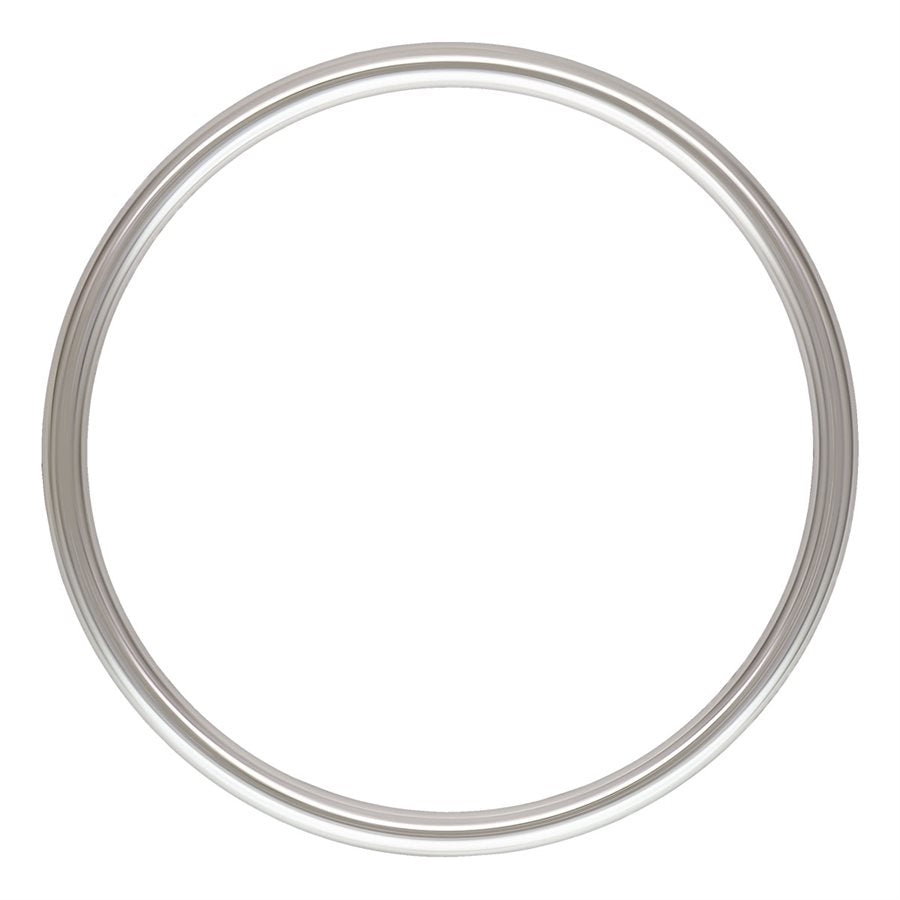 Sterling Silver 17.7x1mm Stacking Ring Size 5 - 4pcs/pack
