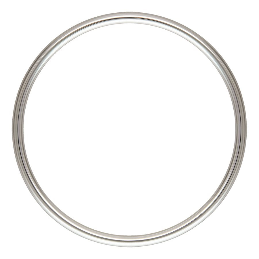 Stapelringe aus Sterlingsilber, 20 x 1 mm, Größe 8, 4 Stück/Packung