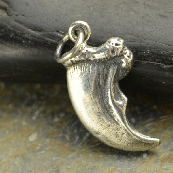 Sterling Silber Bärenklaue Charm 22x9.3mm - 1Stk