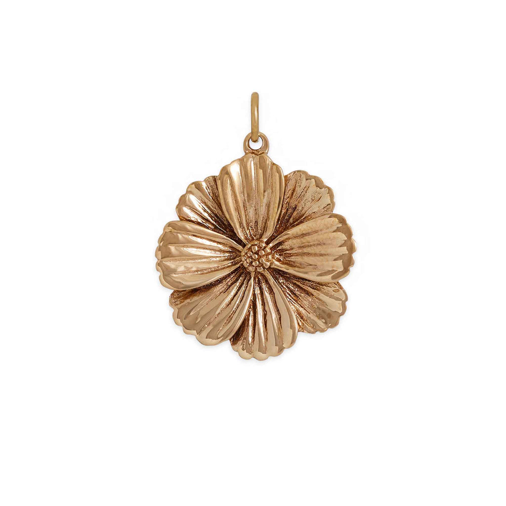 Bronze Cosmos Charm 28x21mm - 1Pc