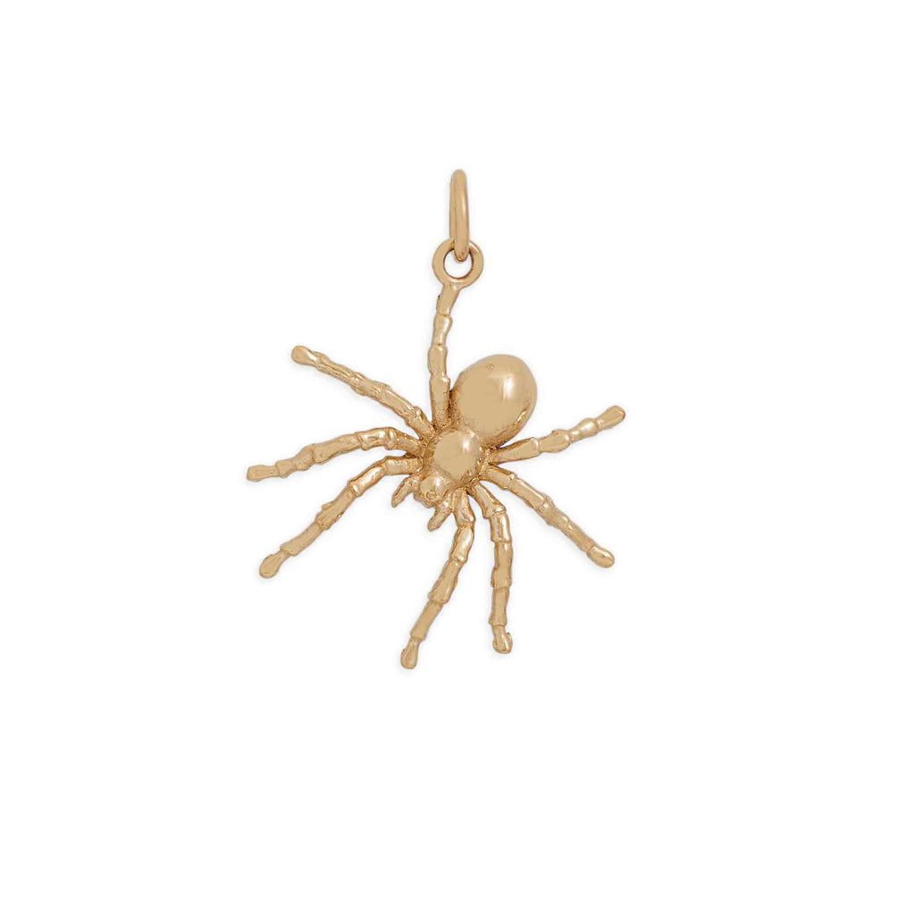 Bronze Tarantula Charm 26x21mm - 1Pc