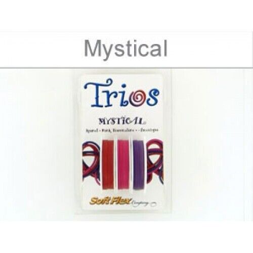 Soft Flex Trios Beading Wire Multi-Color Mystical  - Medium Diameter