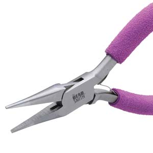 Wire Work Plier Chainnose 6.5" Purple Ergonomic Grip PLW10