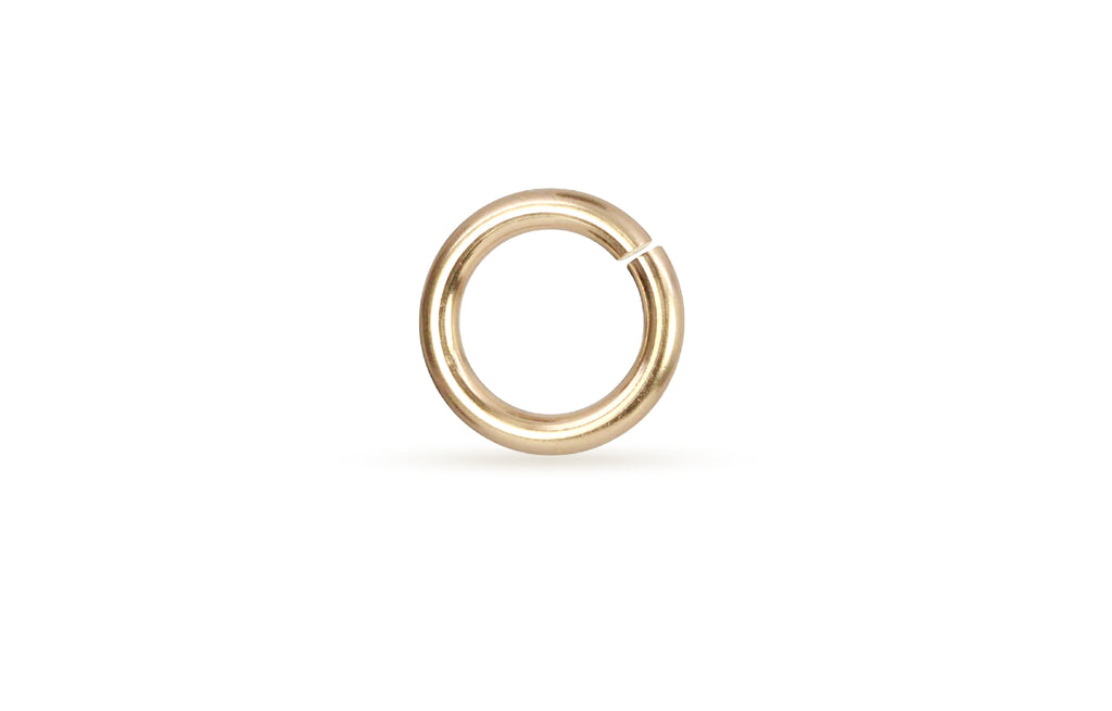 14Kt Gold Filled 18ga 9mm Open Jump Ring - 10pcs/pack