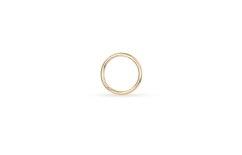 14Kt Gold Filled 18ga Closed Round 10mm Jump Ring - 10pcs/pack