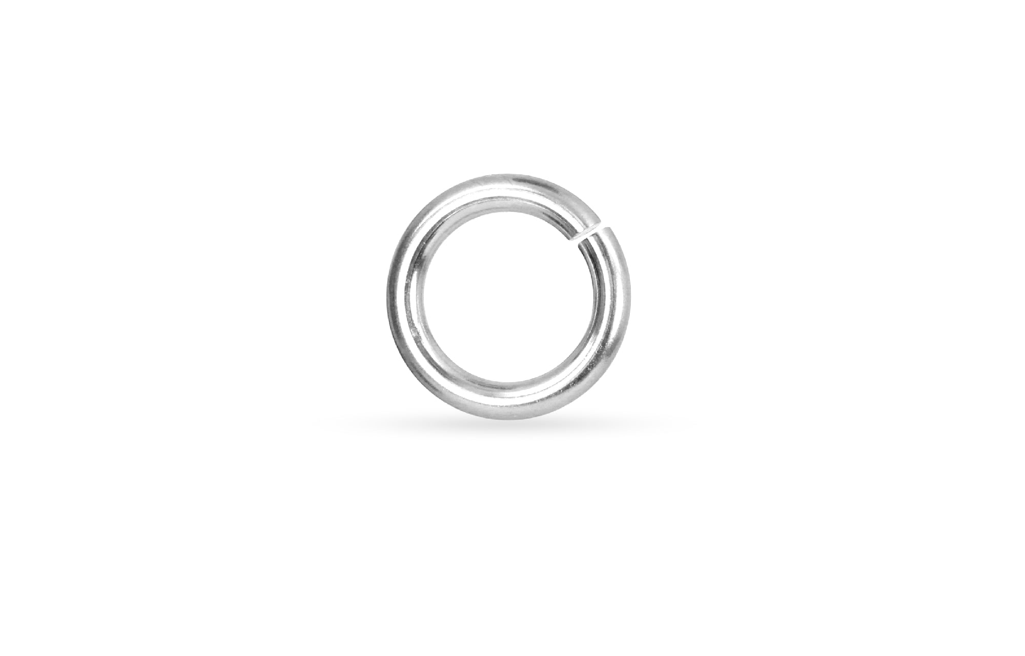 925 Sterling Silver Locking Jump Ring, 10mm - Jewelry Findings