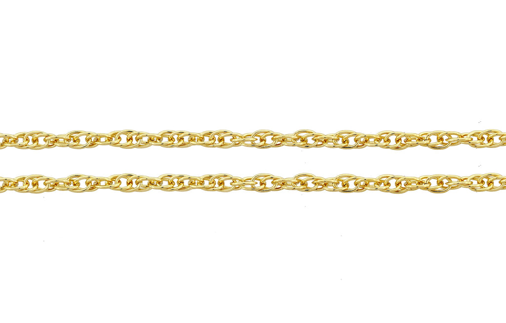 14Kt Gold Filled 1.2mm Rope Chain - 20ft