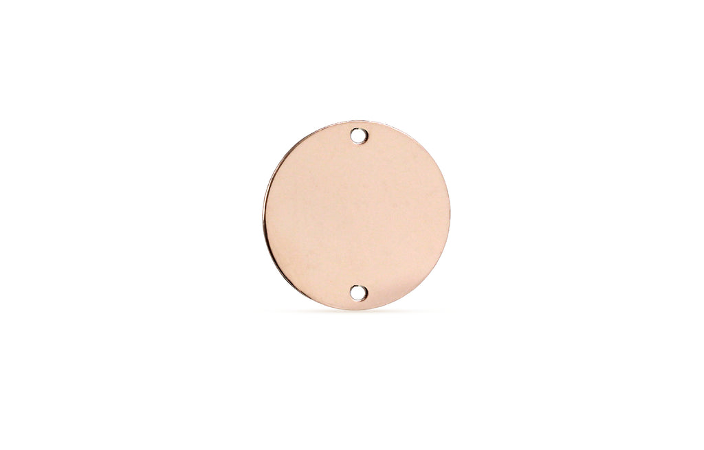 14Kt Rose Gold Filled Stamping Disc Round Blank 24 Gauge