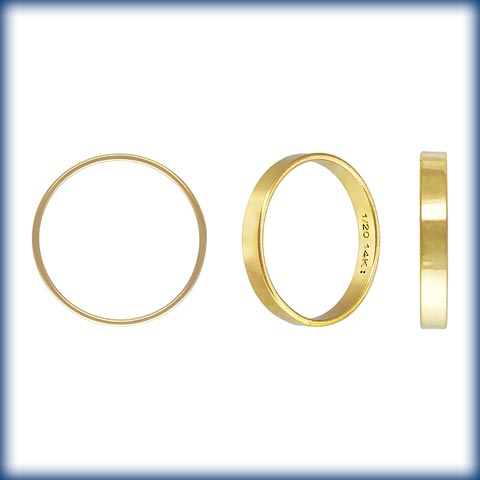 Open Round Jump Ring 6mm Gold Filled (1-Pc)