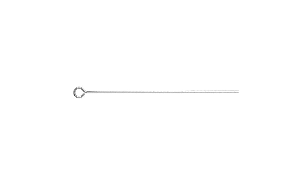 Sterling Silver 22ga Eyepin 1.5" - 20pcs/pack