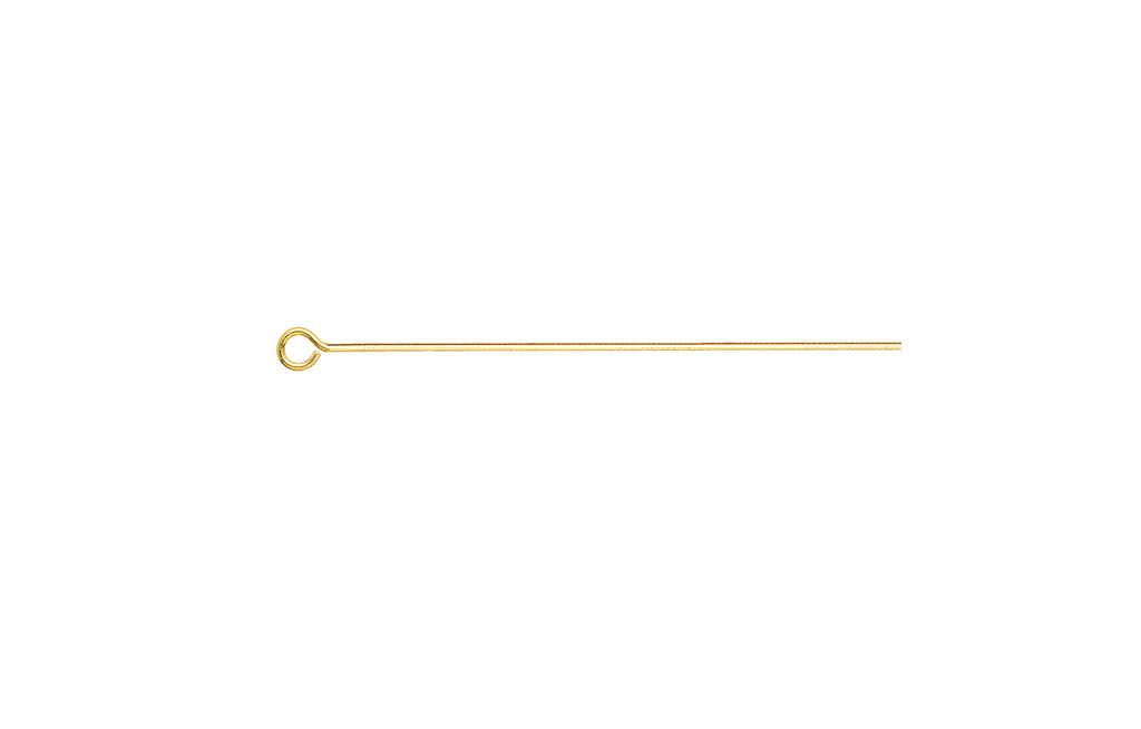 14Kt Gold Filled 24ga Eyepin 1.5" - 20pcs/pack