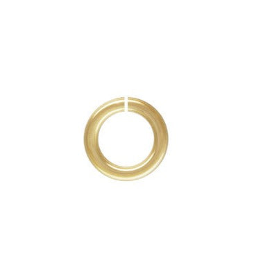 Offene Biegeringe, 19 Gauge, 5 mm, 14 Karat Gold gefüllt, Klick- und Verschluss-Design, 20 Stück/Packung