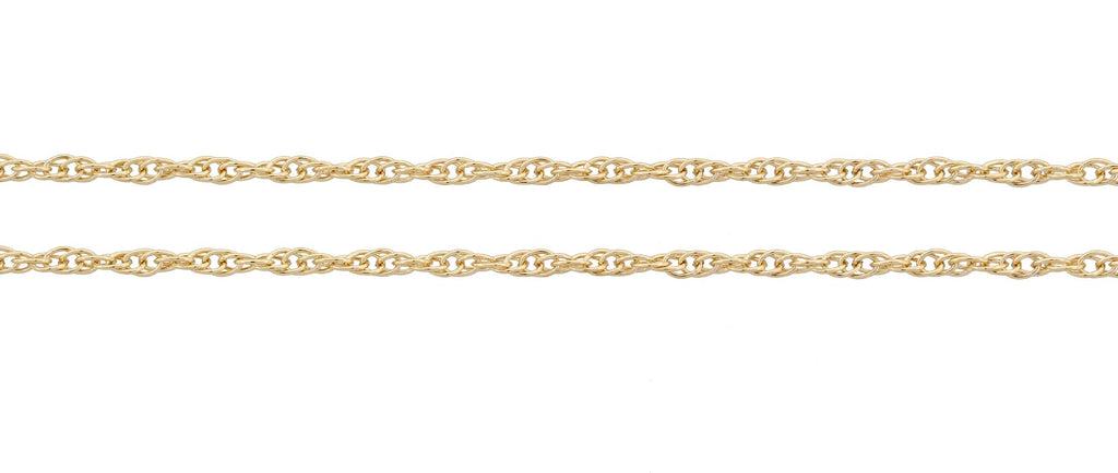 14kt Gold Filled 1.2mm Rope Chain - 20ft