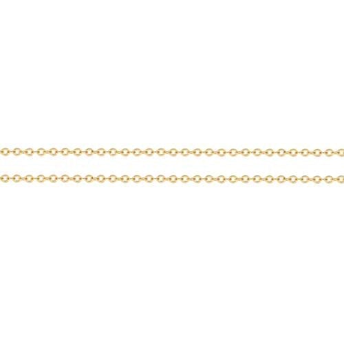 14Kt Gold Filled 1.3x1mm Flat Cable Chain - 100ft