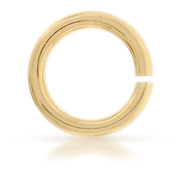 14Kt Gold Filled 18ga 8mm Open Jump Ring - 10pcs/pack – Plazko