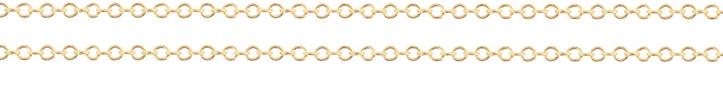 14Kt Gold Filled 1mm Cable Chain - 20ft