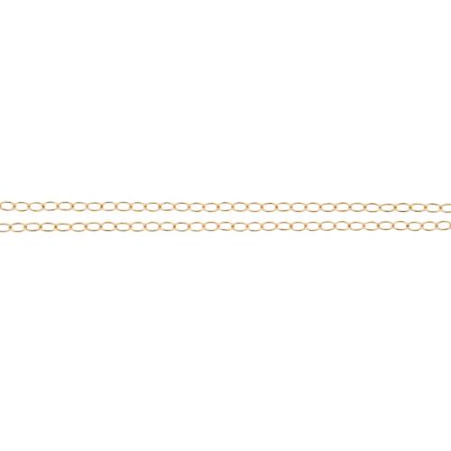 14Kt Gold Filled 2.2x1.3mm Cable Chain - 100ft