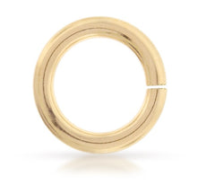 Twist and Lock Jump Rings 14Kt Gold Filled 20 Gauge 4mm - 50pcs