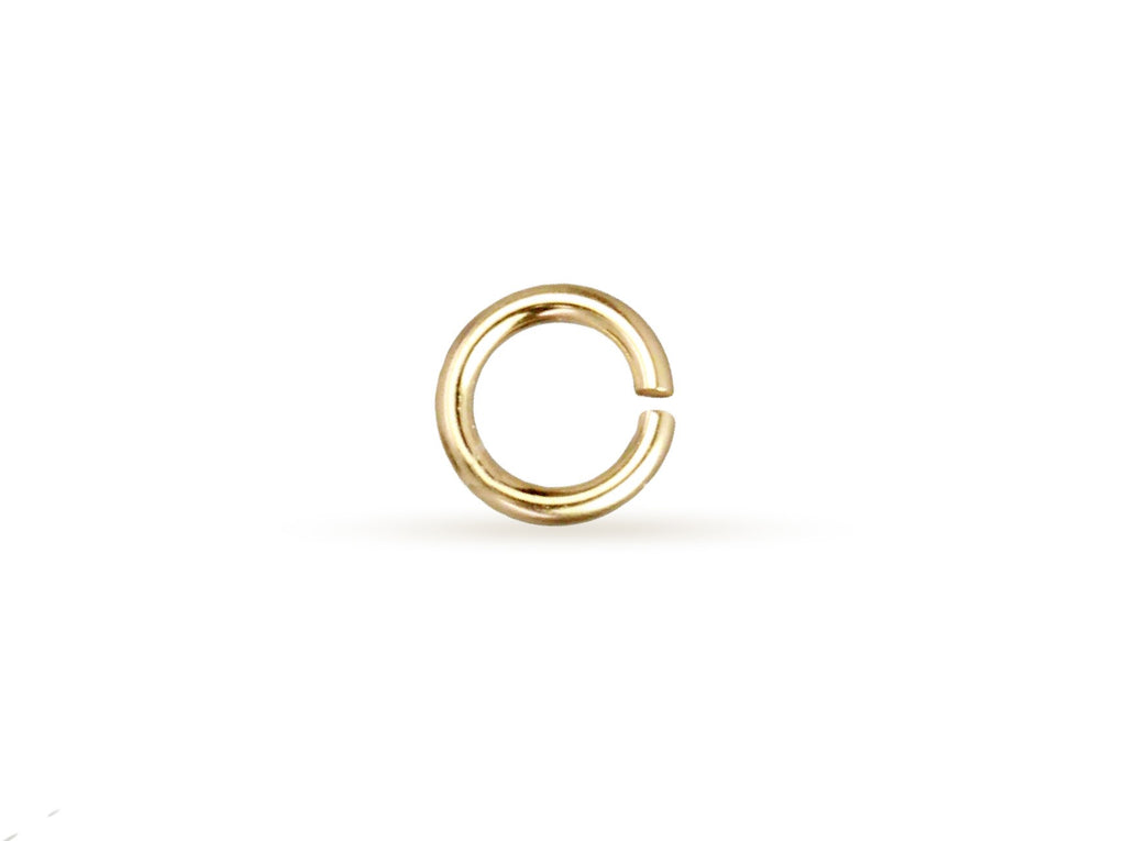 14Kt Gold Filled 22ga 3mm Open Jump Ring- 100pcs/pk – Plazko