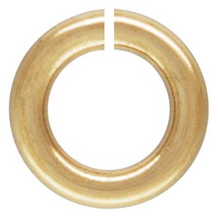 14Kt Gold Filled 24 Gauge 2.5mm Open Jump Ring - 100ps/pack