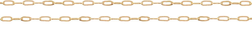 14Kt Gold Filled 2x1mm Elongated Drawn Cable Chain - 20ft