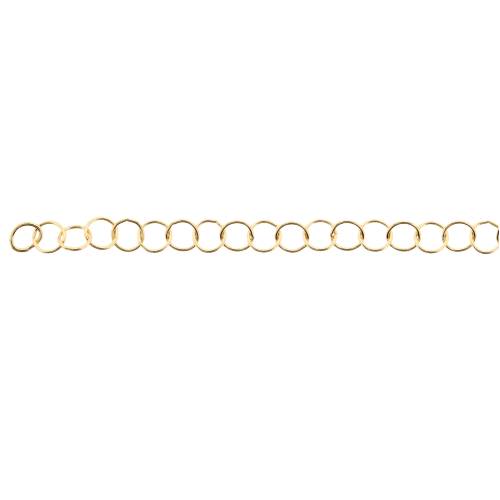 14Kt Gold Filled 3.5mm Round Cable Chain - 5ft