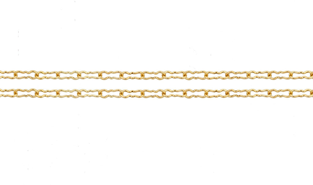 14Kt Gold Filled 3.5x1.5mm Peanut Chain - 20ft