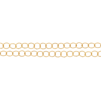 14Kt Gold Filled 3.8mm Twisted Wire Cable Chain - 5 ft