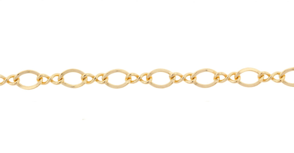 14Kt Gold Filled 5.4x3.5mm Figure Eight Chain - 20ft
