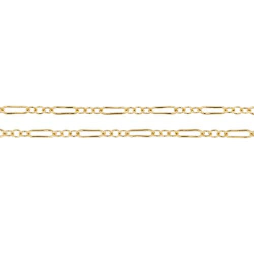 14Kt Gold Filled 5.5x2mm Long and Short Chain - 20ft
