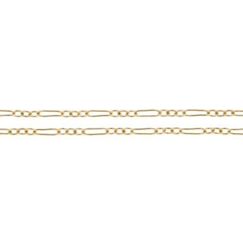14Kt Gold Filled 5x1mm Long and Short Cable Chain - 100ft