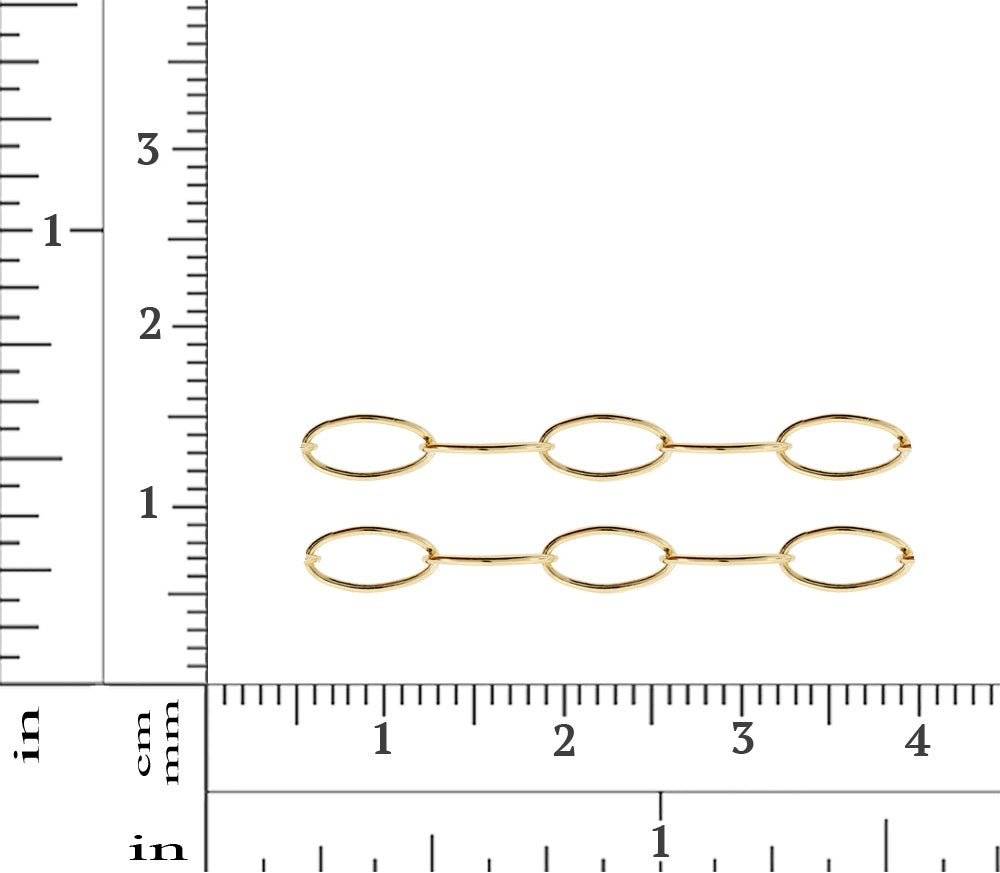 dino13✾14kgf Previously Owned - Ladies' 030 Gauge Diamond-Cut Valentino Chain