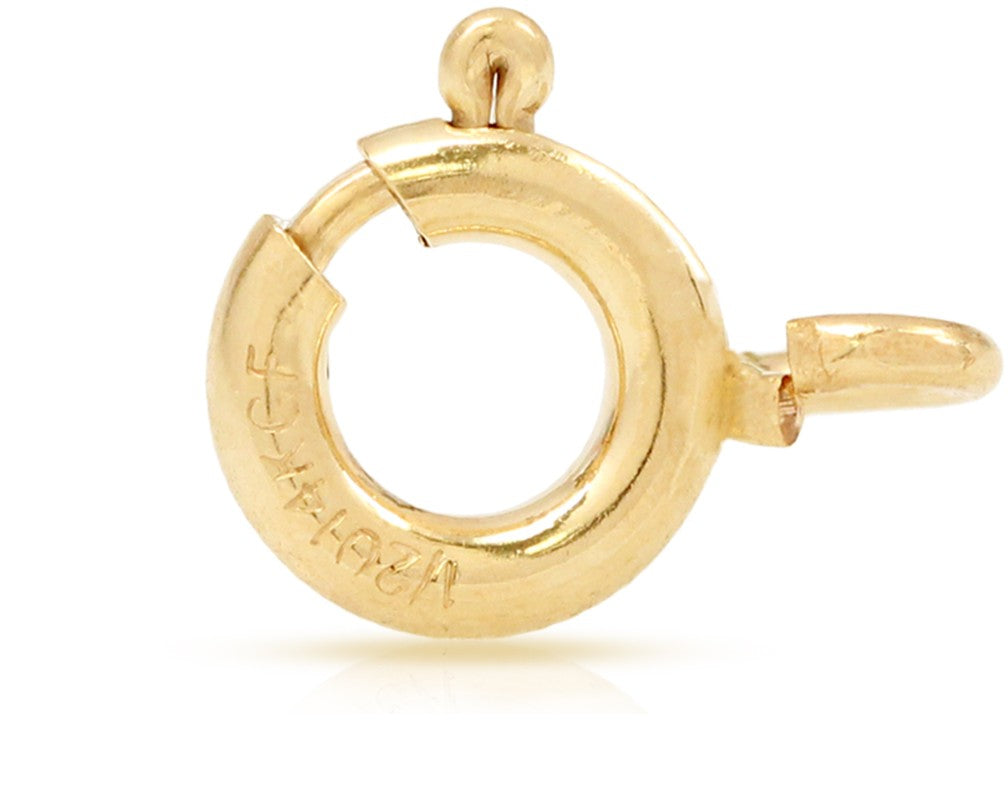 14Kt Gold Filled Premium 5.5mm Spring Ring W/ Open Ring - 10pcs/pack