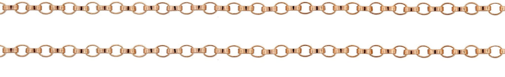 14Kt Rose Gold Filled 1.2mm Rolo Chain - 20 ft
